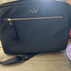 Kate Spade Black Laptop Bag with Adjustable Strap